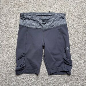 Lululemon Ruched Bike Shorts